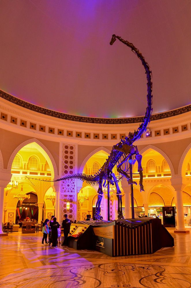 Dubai Dino nel Dubai Mall