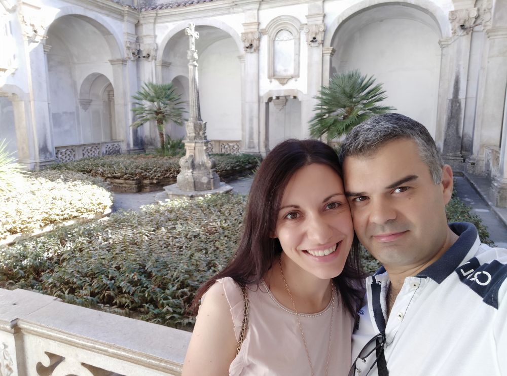 Mariarita Marzilli di ViaggiaStorie con il marito Massimo