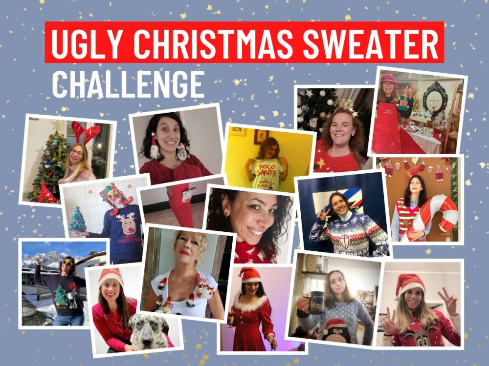 Le Travel Blogger Italiane partecipanti alla Ugly Christmas Sweater edizione 2022