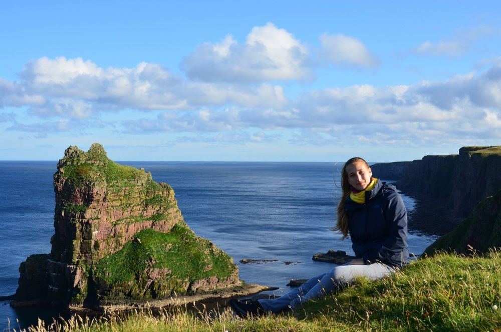 Eleonora al Duncansby Head - Scozia