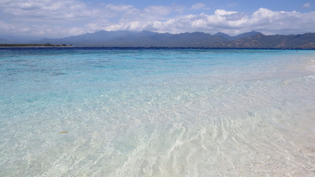 Il mare di Gili Meno in Indonesia