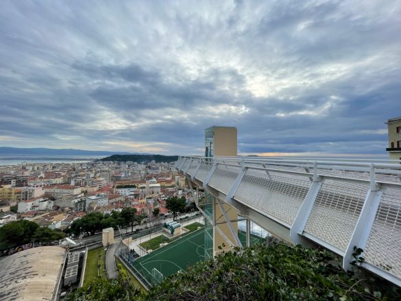 Vista panoramica di Cagliari dal quartiere Castello