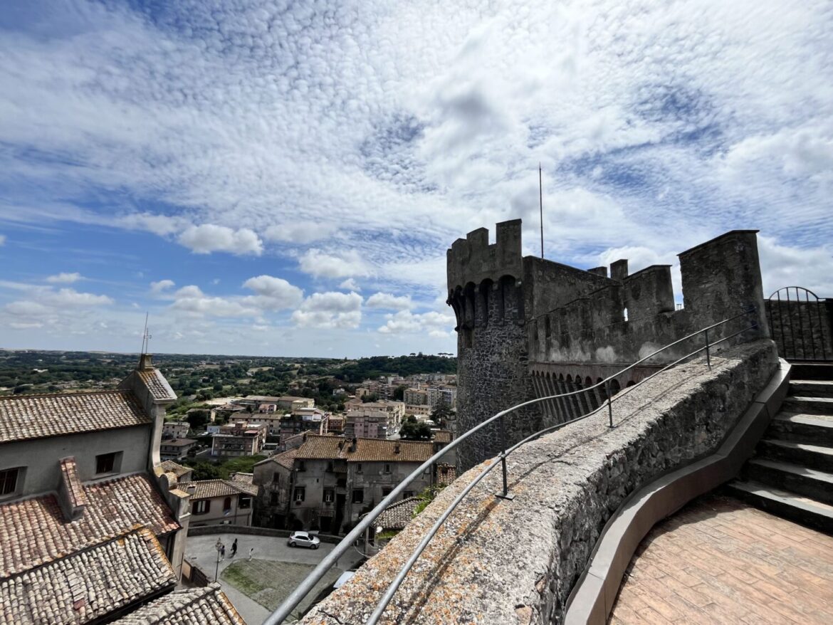 Scorcio panoramico del Castello Odescalchi di Bracciano
