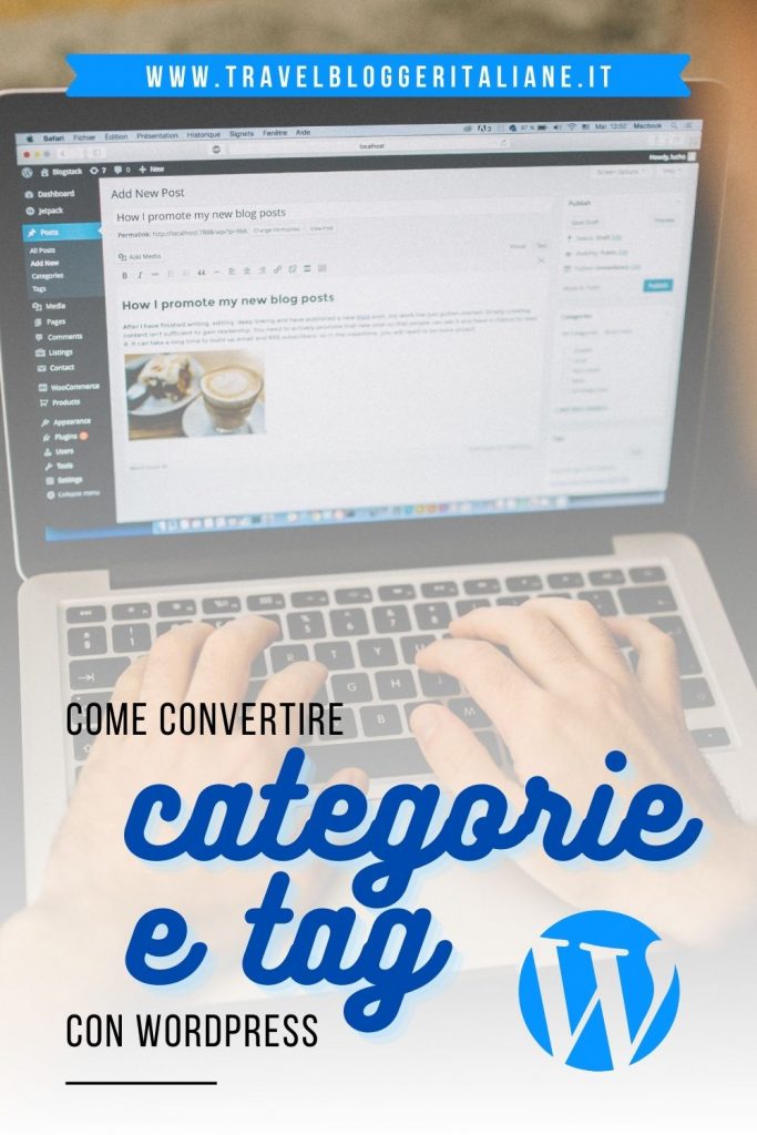Come convertire categorie in tag (e viceversa) con WordPress