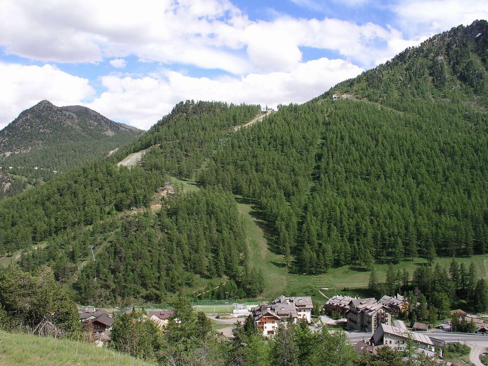 Paesaggio montano di Claviere