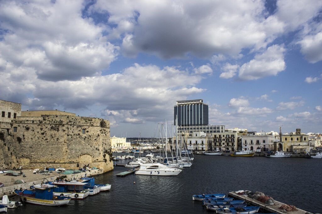 Porto di Gallipoli, in Puglia