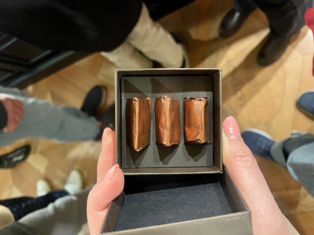 Gianduiotti artigianali della pasticceria Guido Castagna a Torino