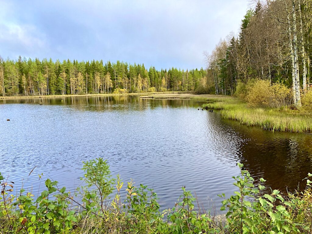 Panorama da cartolina in Finlandia