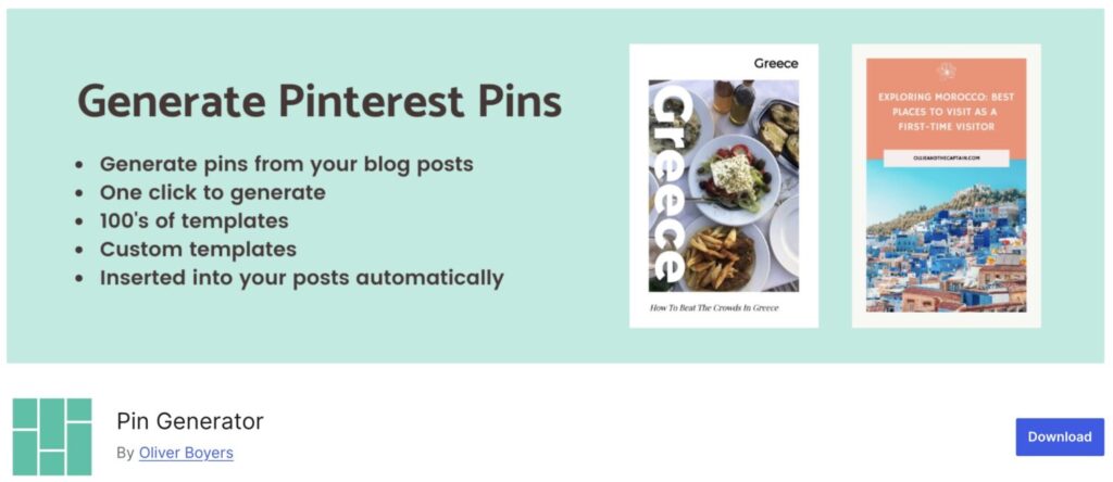 Plugin WordPress Pin Generator