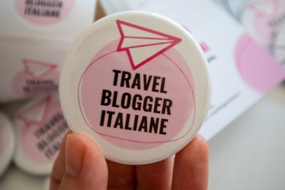 Spille promozionali Travel Blogger Italiane stampate su Wanapix