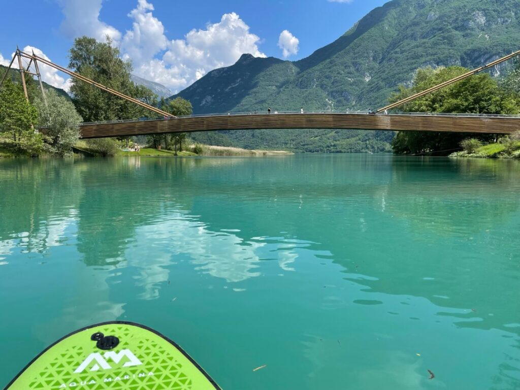 SUP in un lago